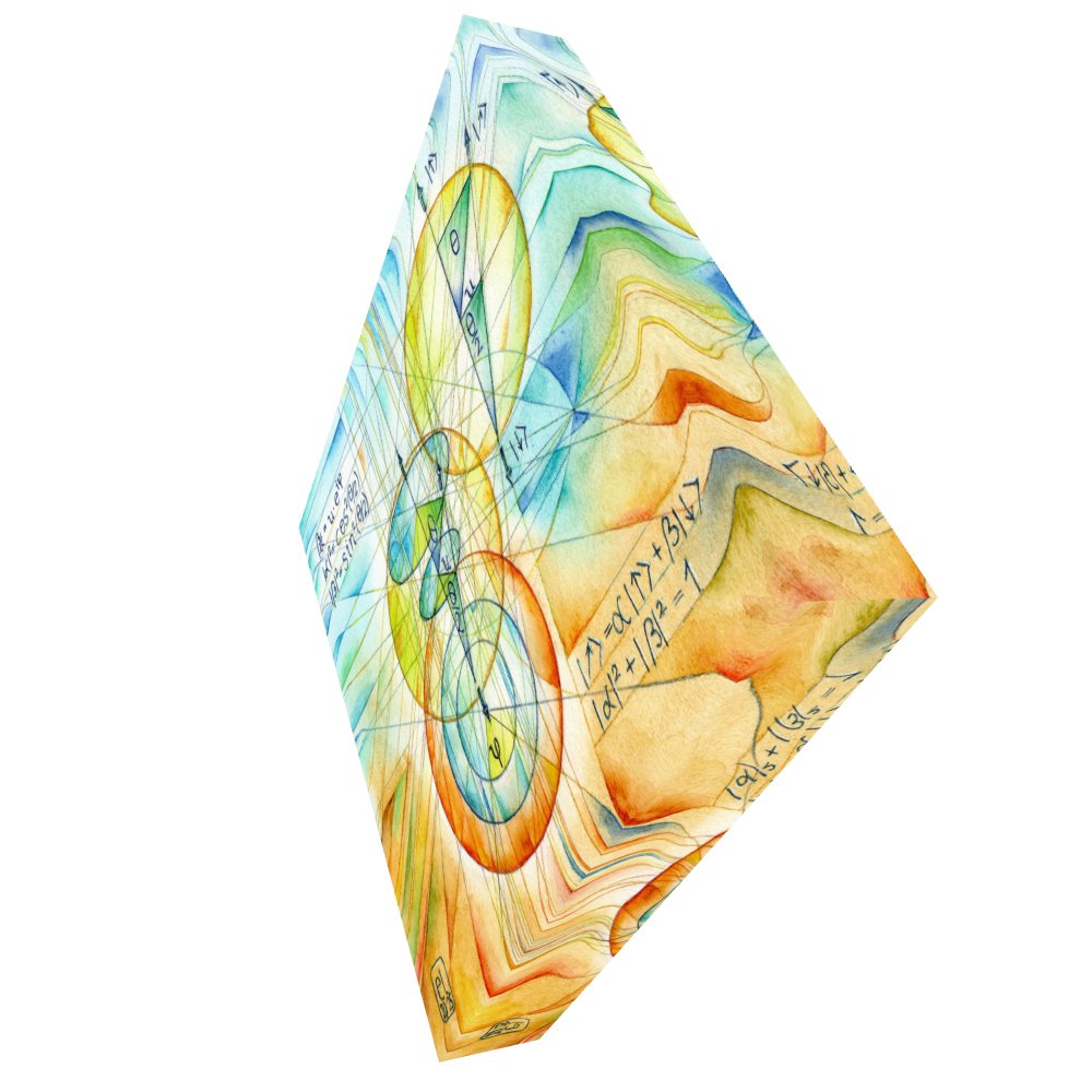 Spinning Projection - Quantum Physics Art Canvas Print product image (6)