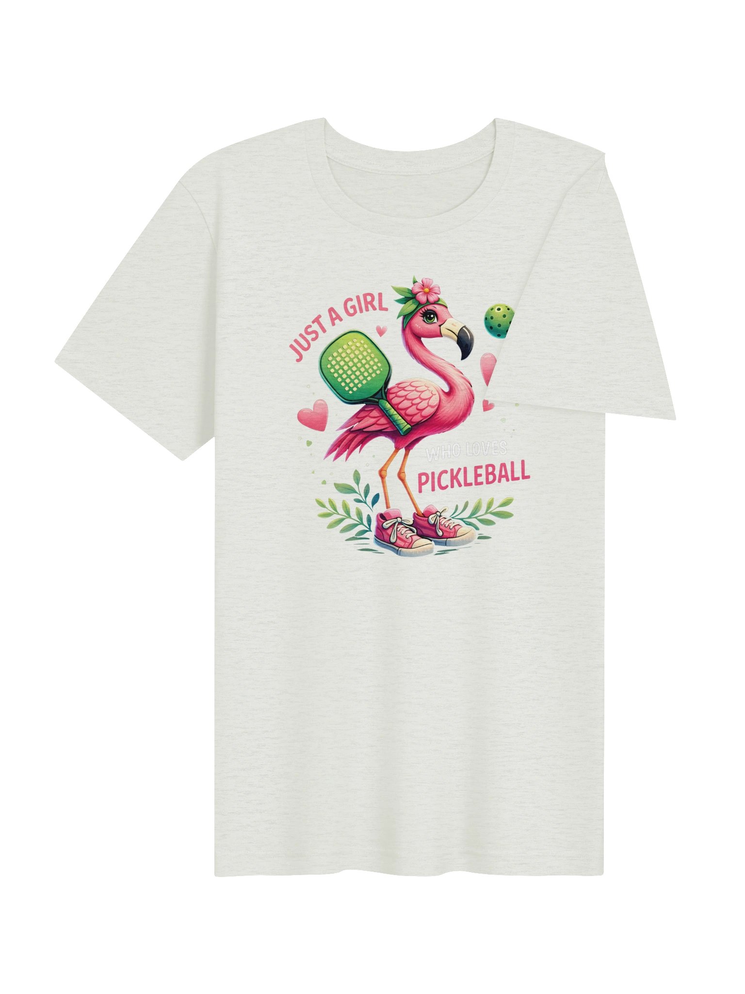 Just a Girl Who Loves Pickleball T-Shirt | Flamingo Pickleball Tee product image (26)
