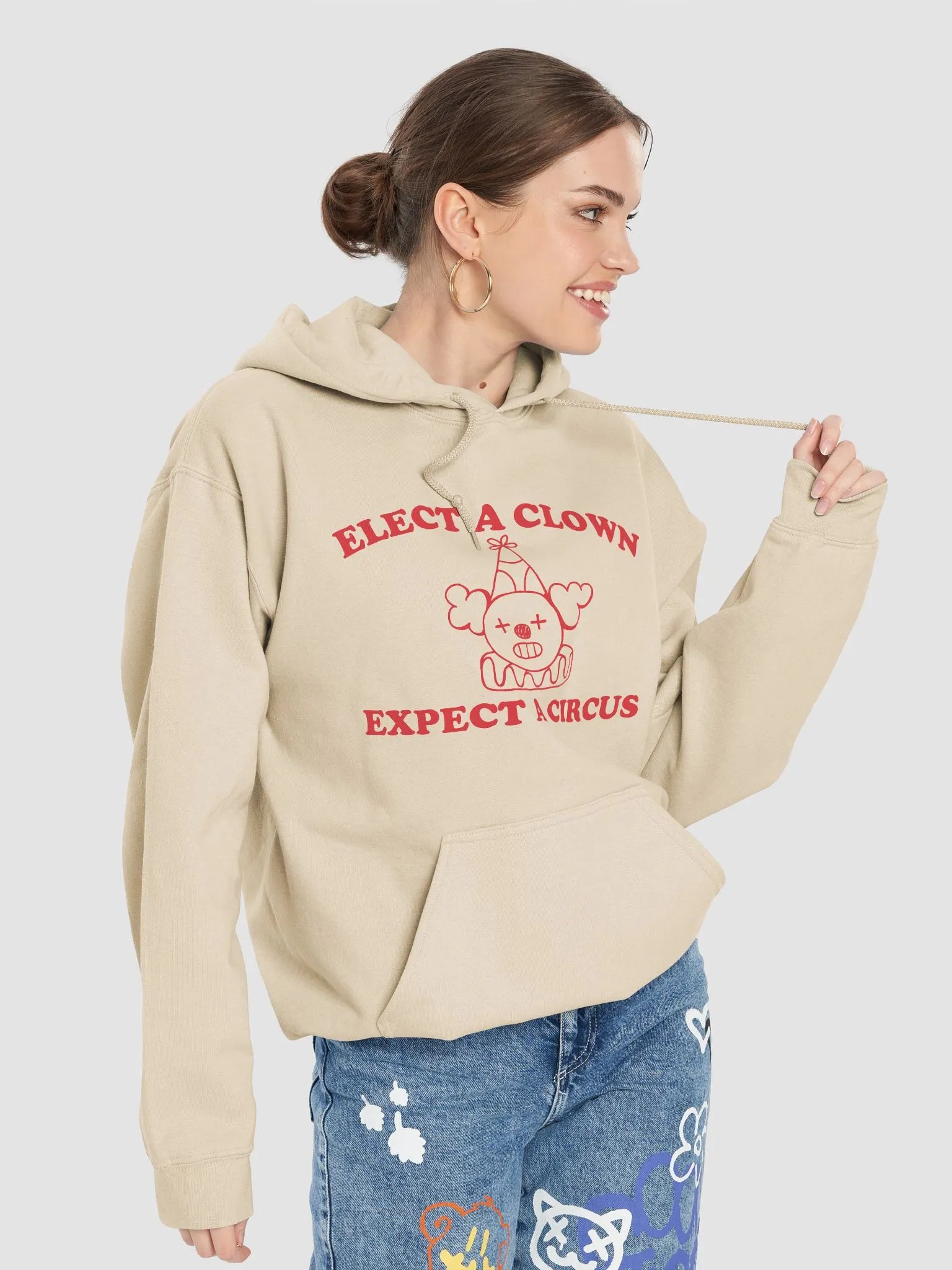Elect a clown expect a circus Hoodie product image (7)