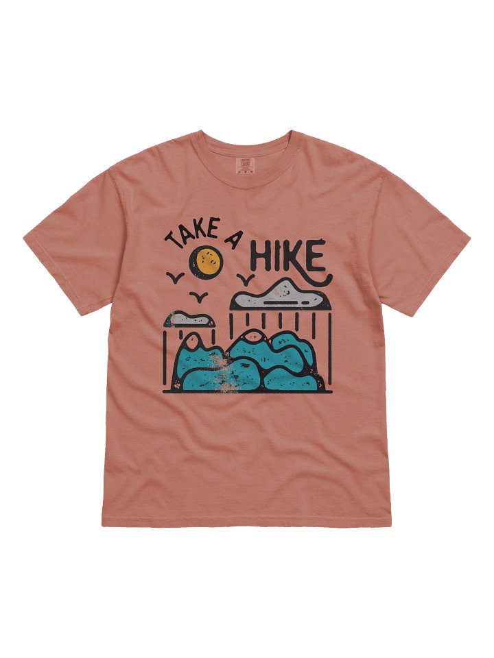 Hike Retro Shirt – Vintage Mountain Landscape Graphic Tee, Outdoor Adventure Aesthetic product image (1)
