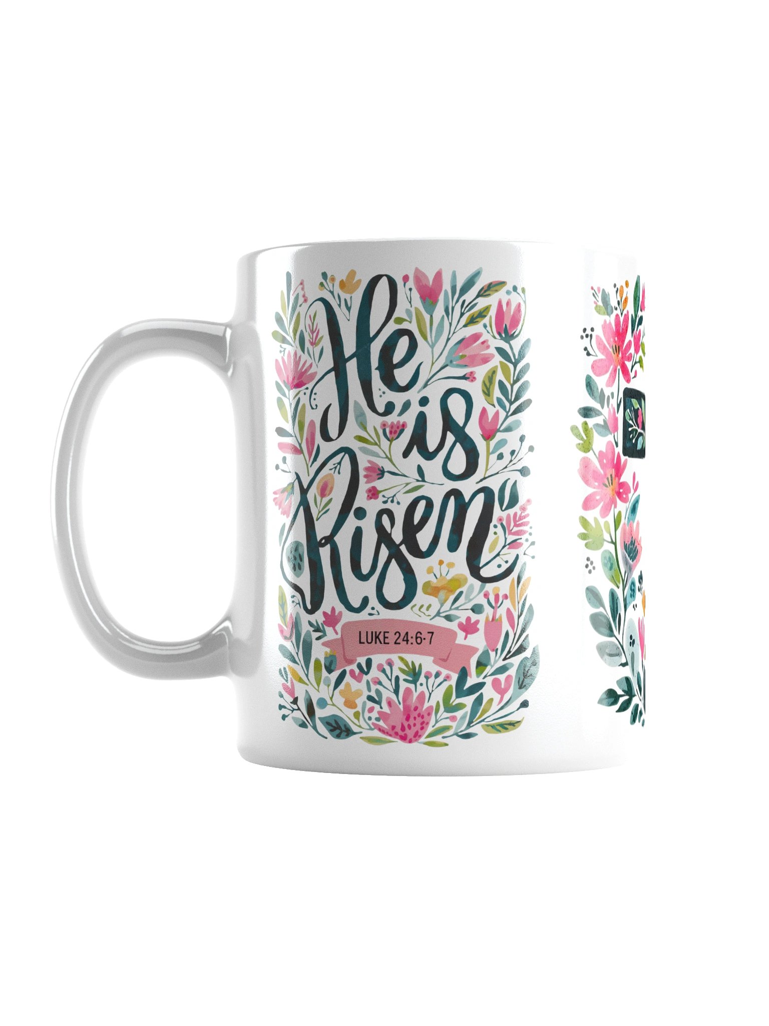 He Is Risen Floral Mug product image (2)