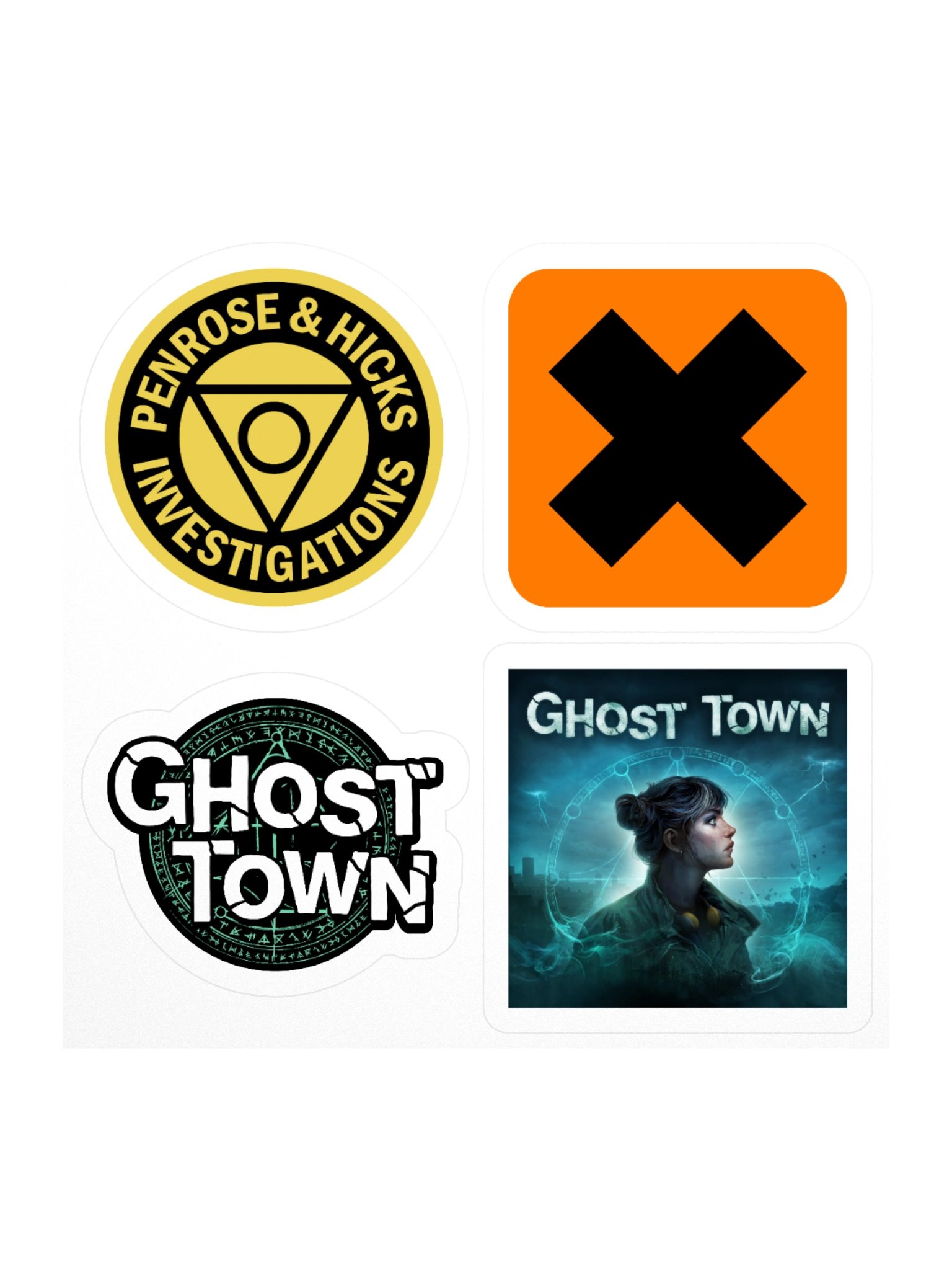 Ghost Town - Sticker Sheet product image (1)