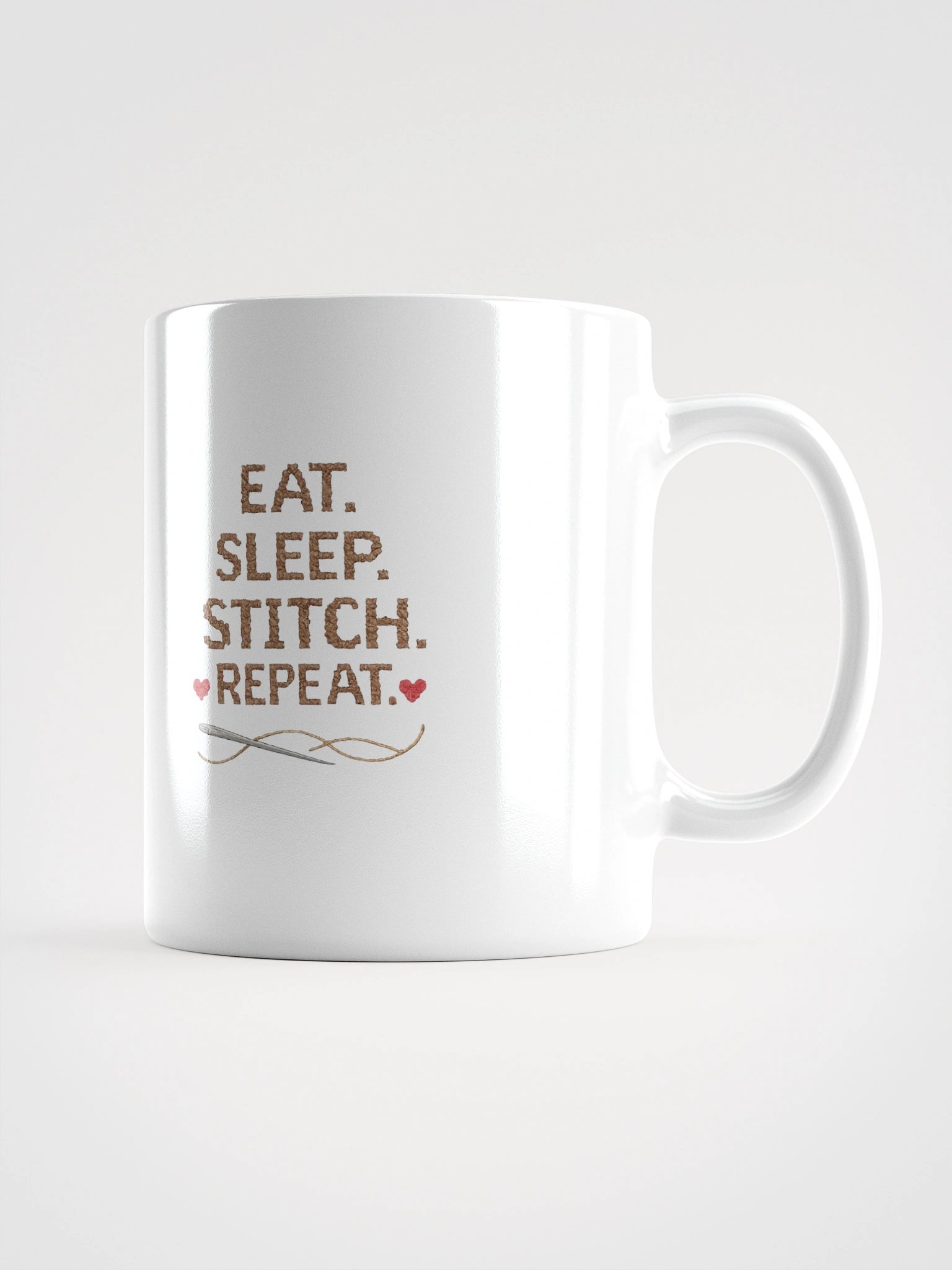 Eat. Sleep. Stitch. Repeat Mug product image (4)