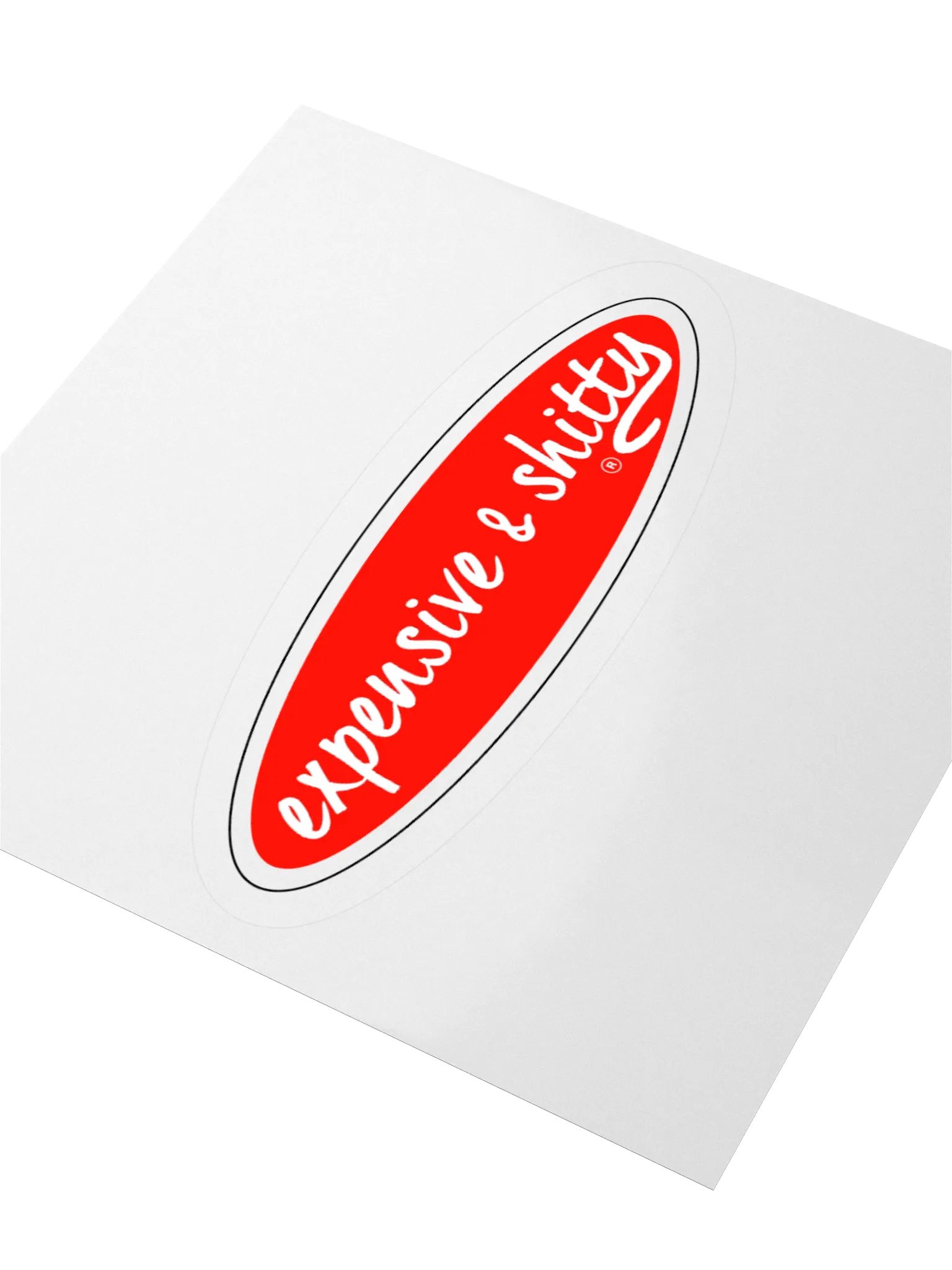 EXPENSIVE & SHITTY STICKER (SINGLE) product image (3)
