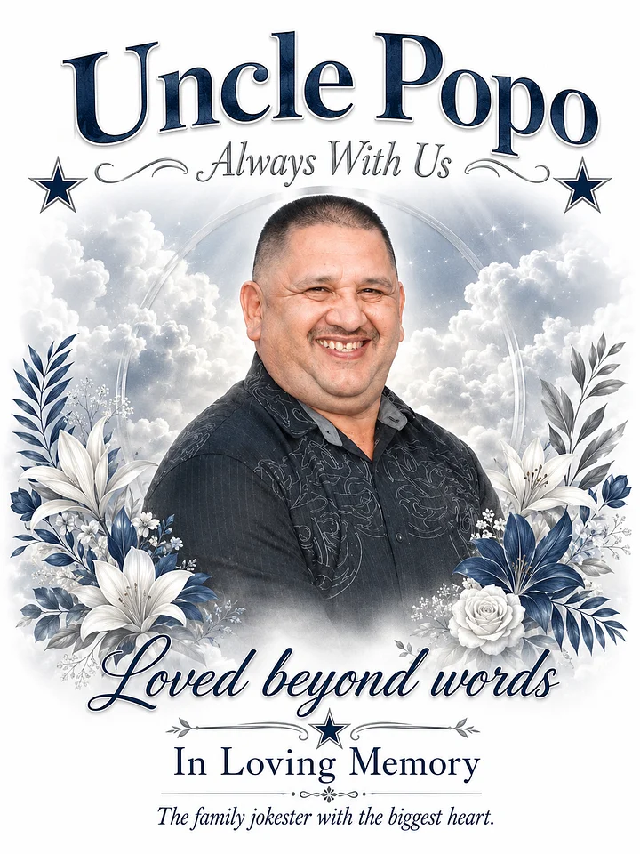 Adolfo “Uncle Popo” Family Legend Memorial Decal product image (2)