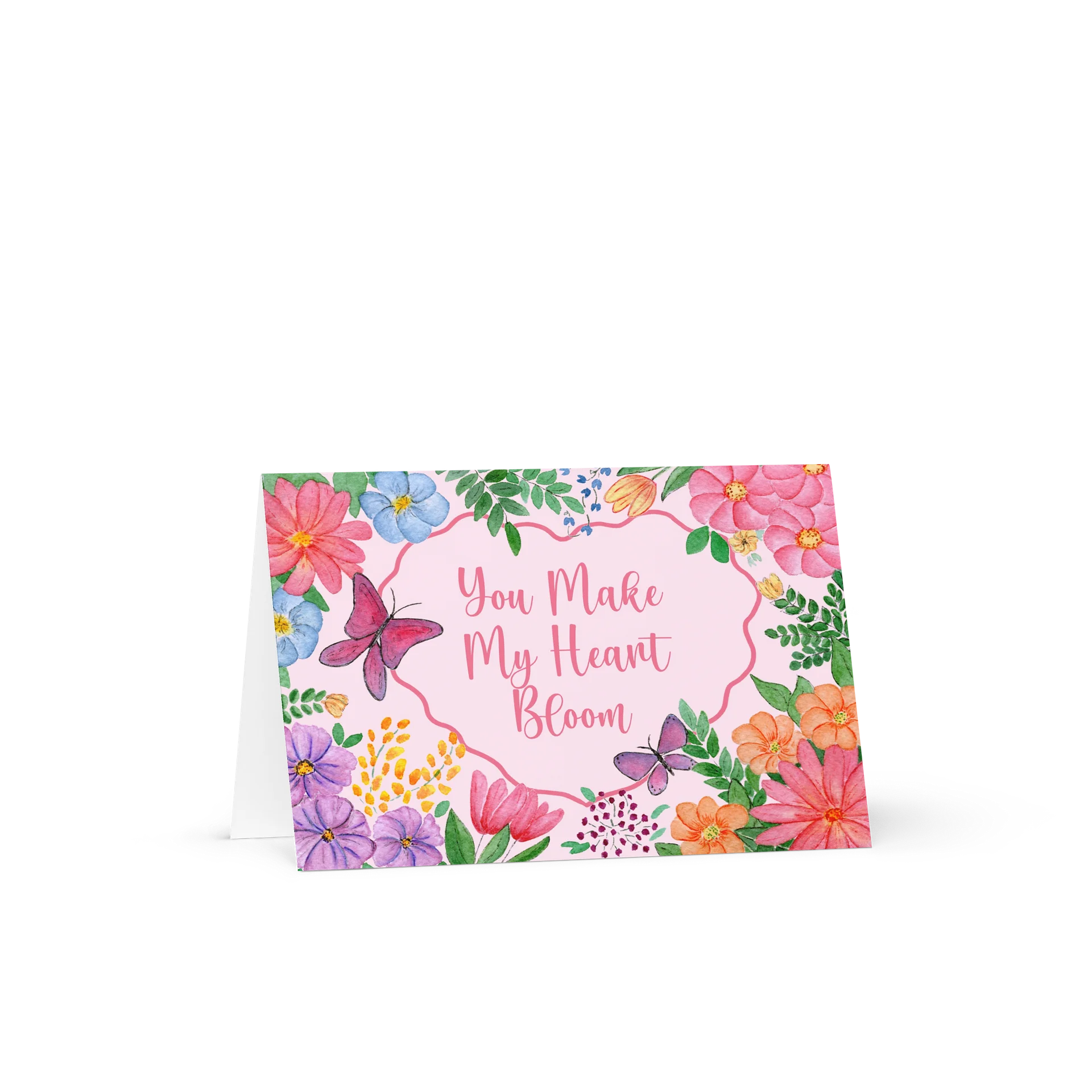 Flowers and Butterflies Border - You Make My Heart Bloom product image (1)