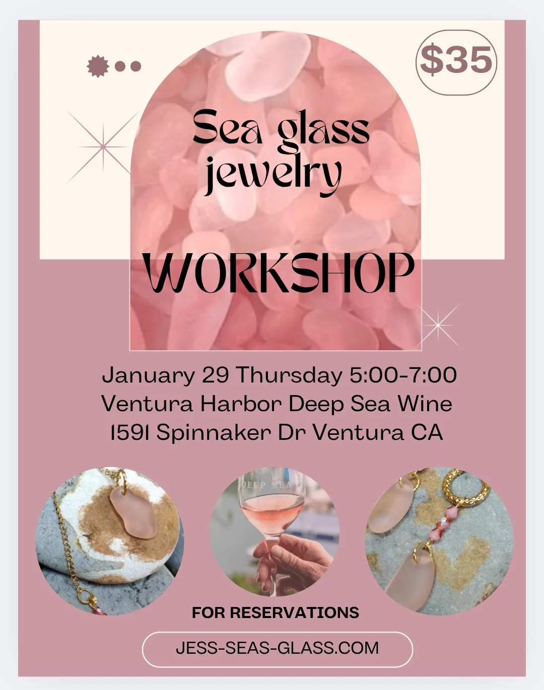 Sea Glass Jewelry Workshop product image (1)
