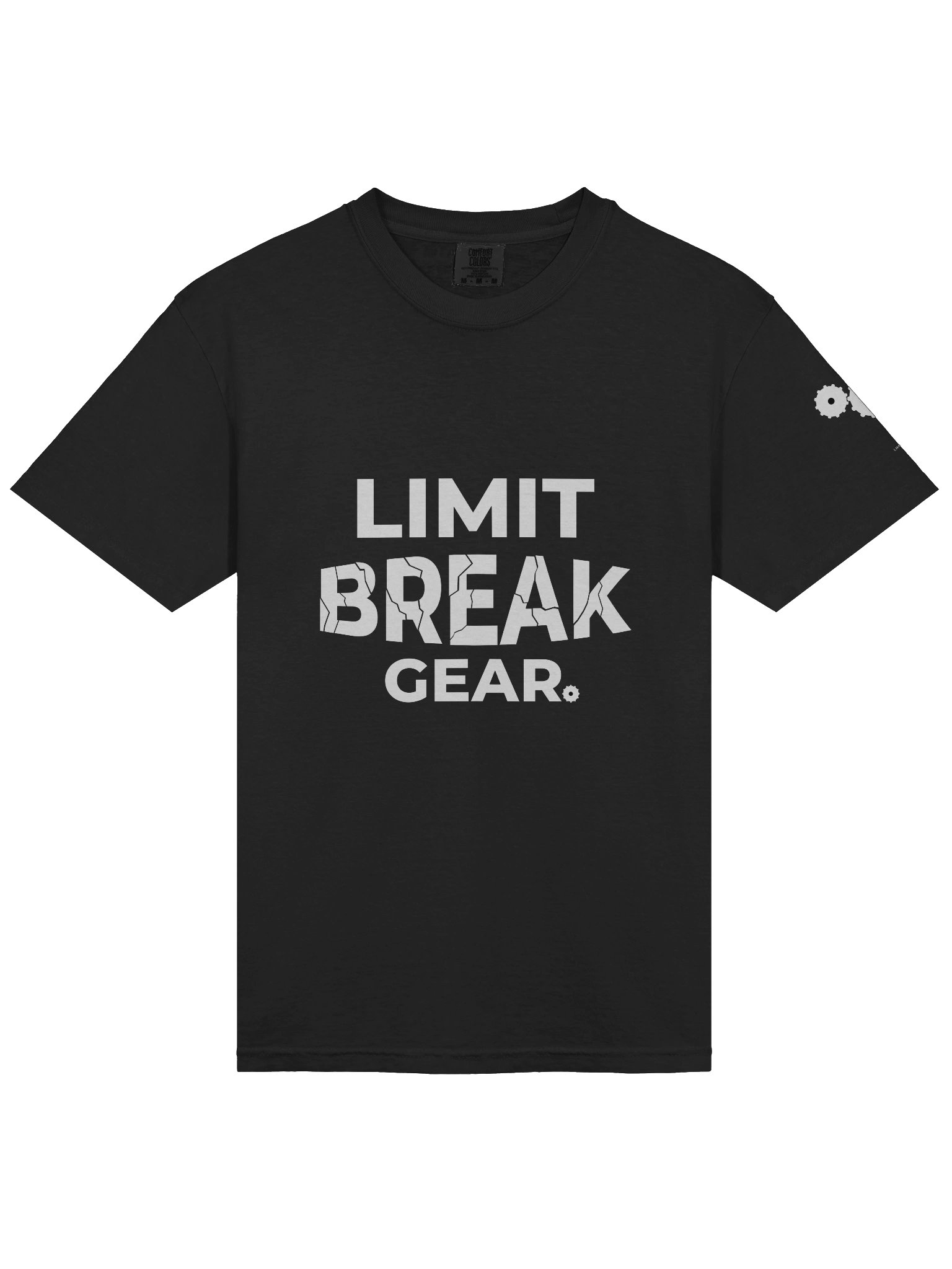 Limit Break Gear Shatter Relaxed Fit Tee - white logo product image (3)