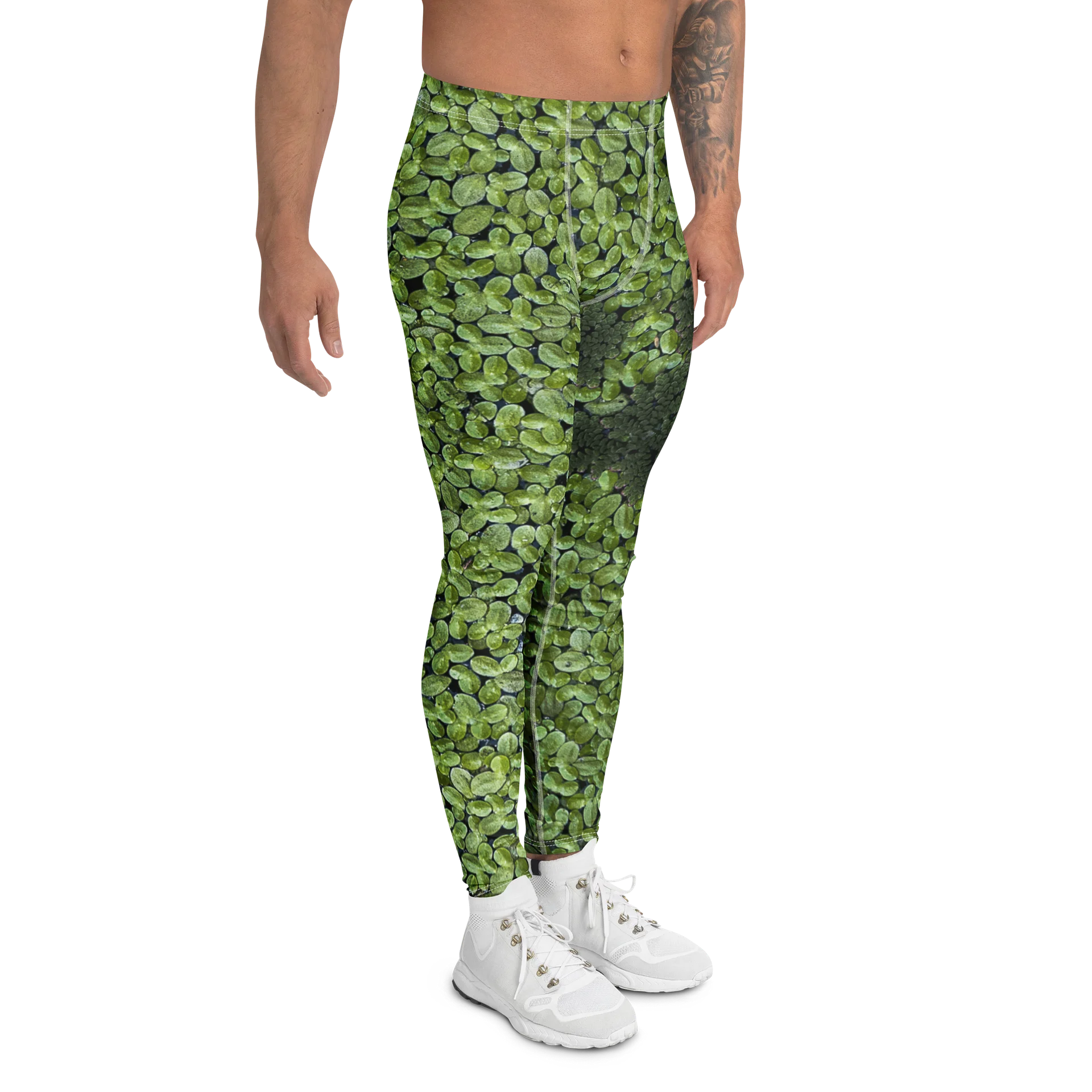 Verdant Life All-Over Print Men's Performance Leggings product image (4)