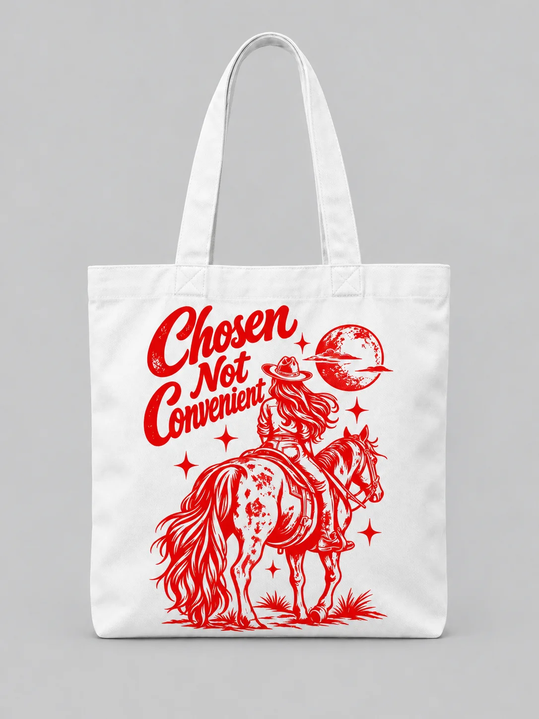 Chosen Not Convenient PNG – Western Cowgirl Shirt Design product image (3)