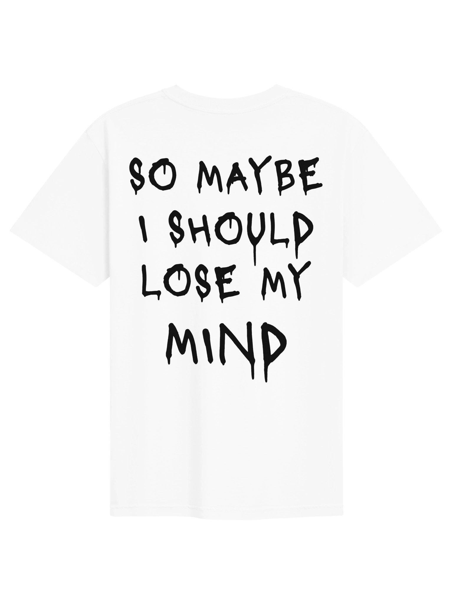 Lose My Mind HeavyWeight Tee (White) product image (1)