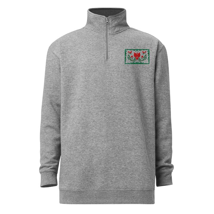 Hungarian Folkloric Flora Fleece Pullover product image (1)