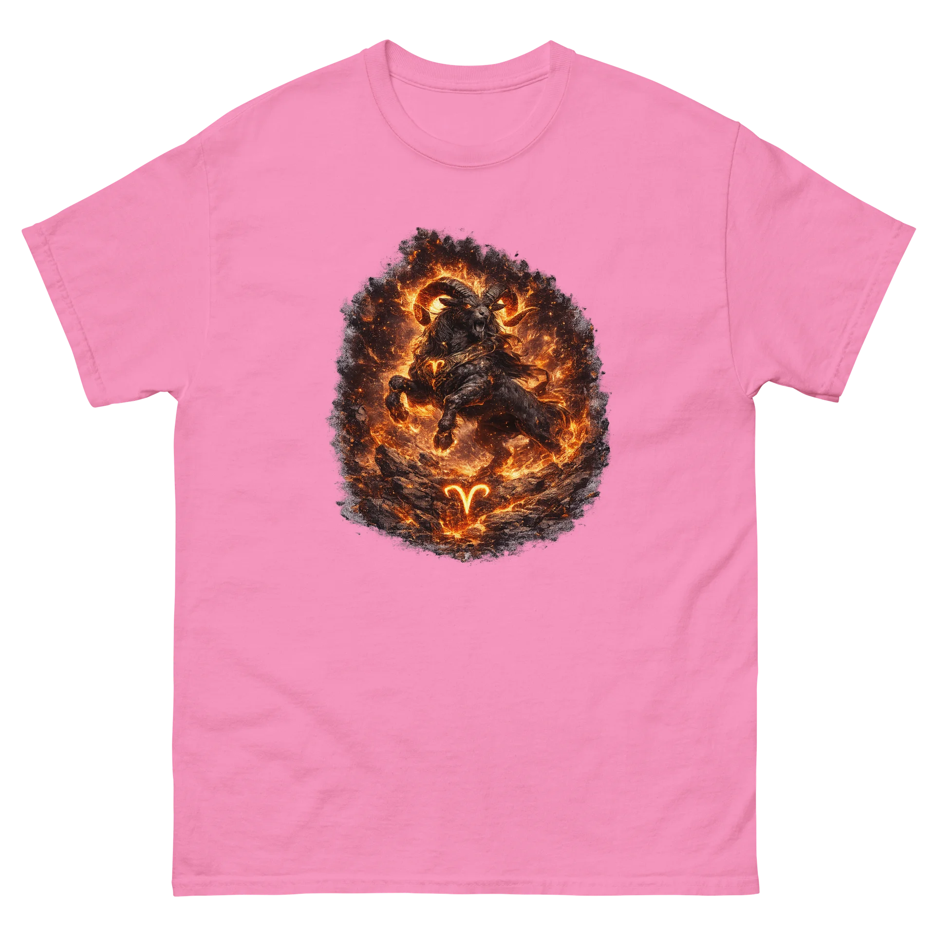 Horns of Eternal Flame — Aries Zodiac Tee product image (2)