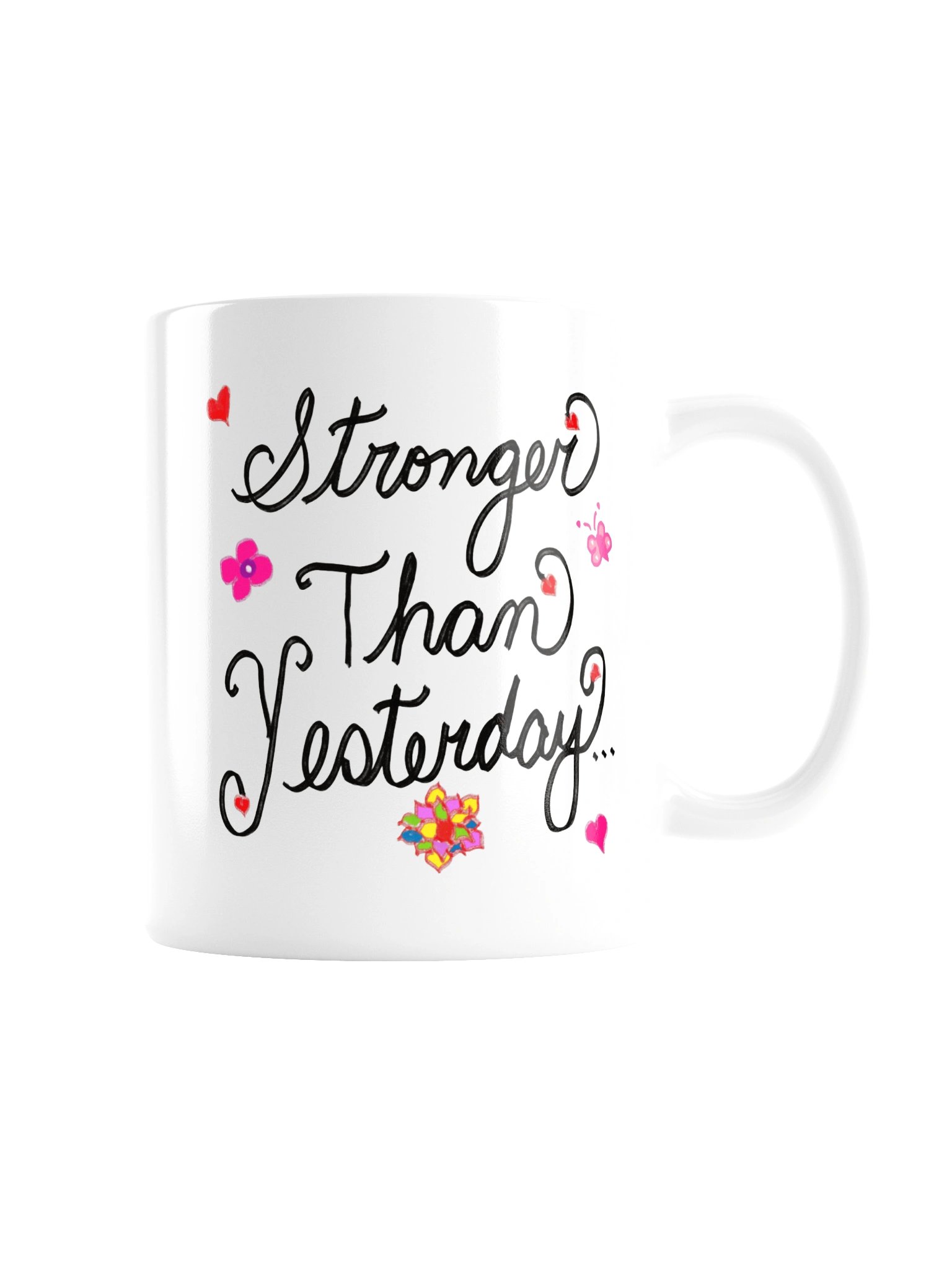 Stronger Than Yesterday Ceramic Mug product image (2)