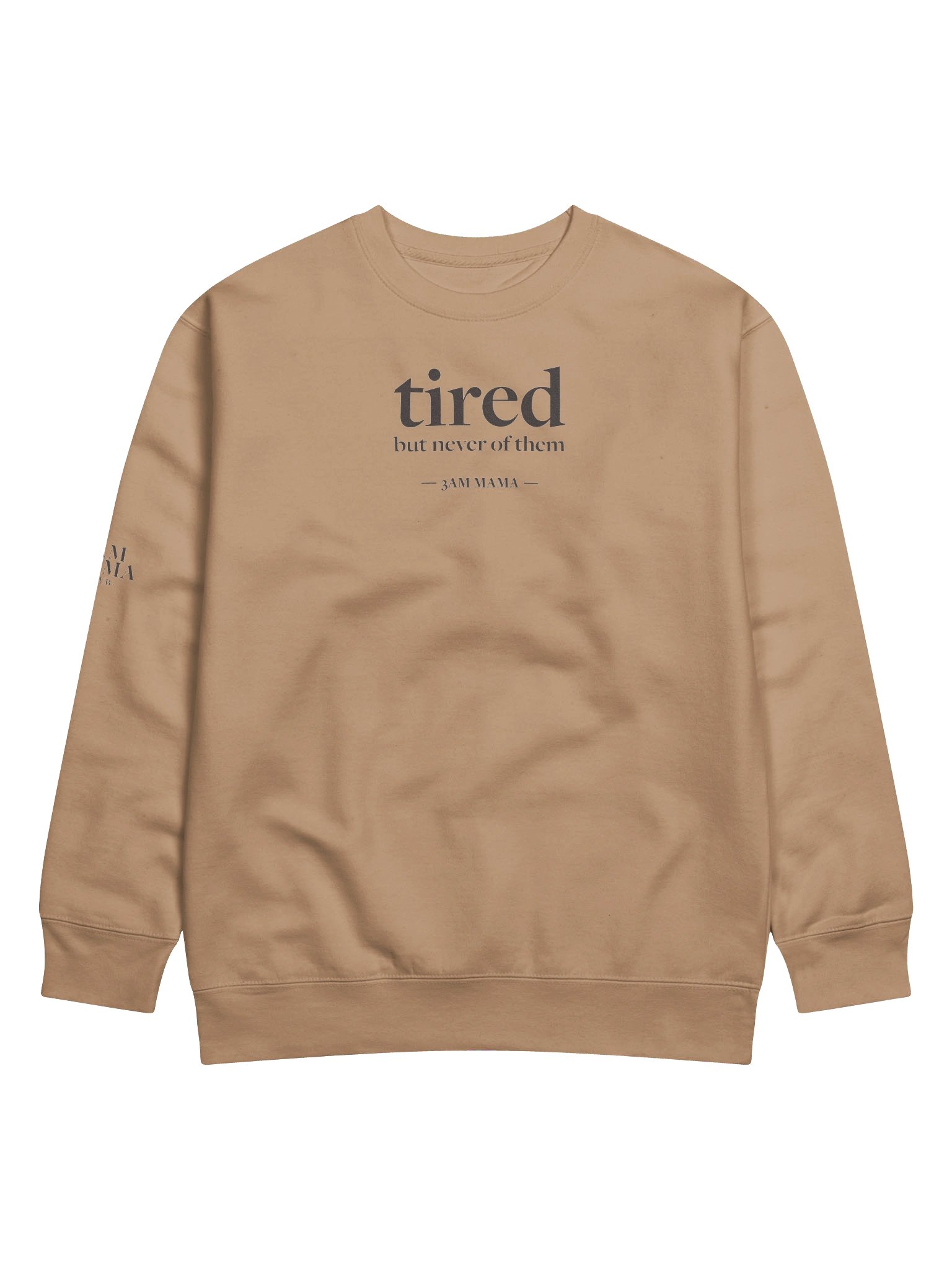 Tired Crewneck - Cappuccino product image (1)
