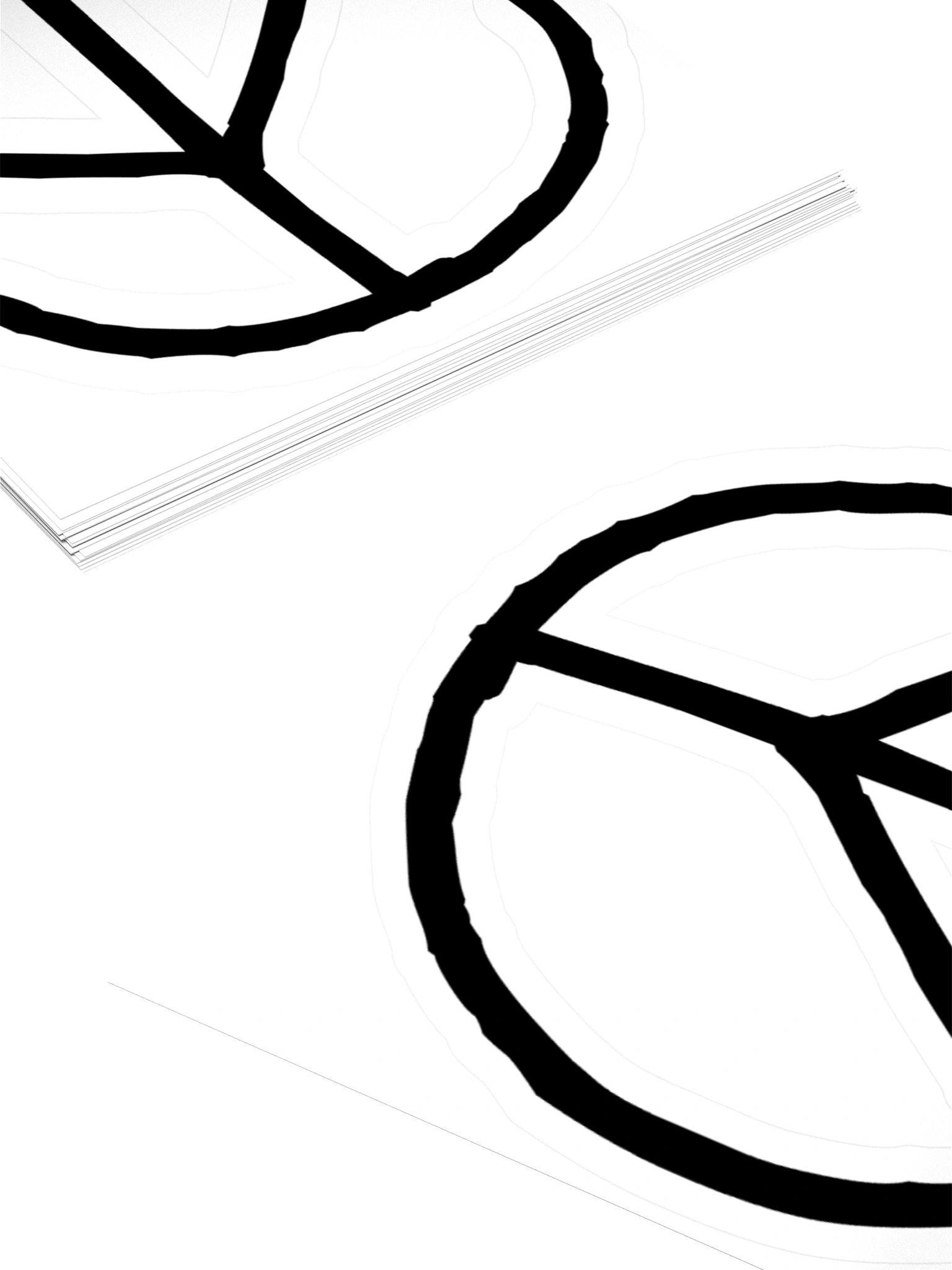 Peace Symbol Sticker product image (11)