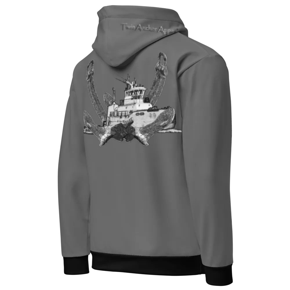 2 Anchor Titan Tug (Gray) – Performance Marine Wear | Twin Anchor Apparel North Current Line product image (8)