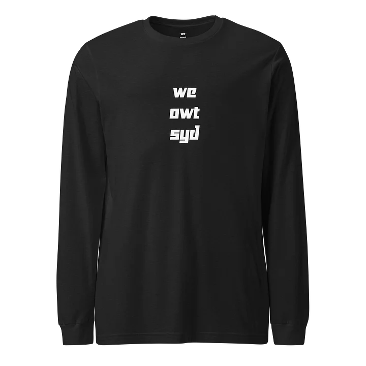 WeOwtsyd Premium Long Sleeve T-Shirt - Black product image (1)