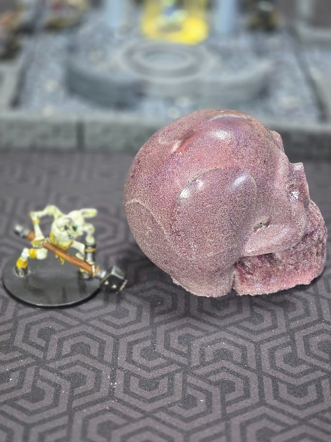 Skull Resin Large - Purple bubble product image (1)