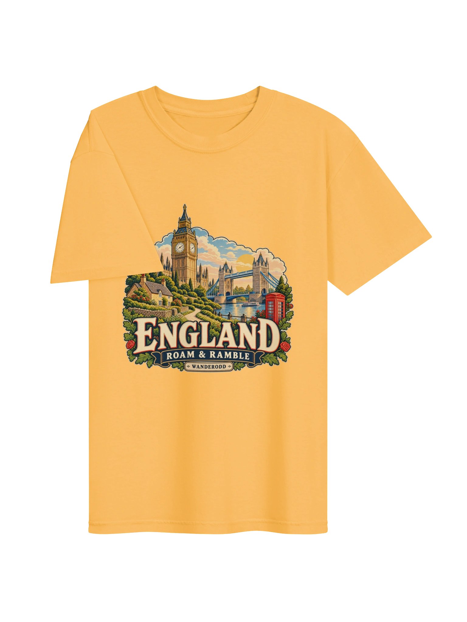 England Big Ben Graphic T-Shirt – Comfort Colors® | WanderOdd product image (94)