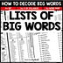 How to Read Gigantic Words: Tools - Word Lists