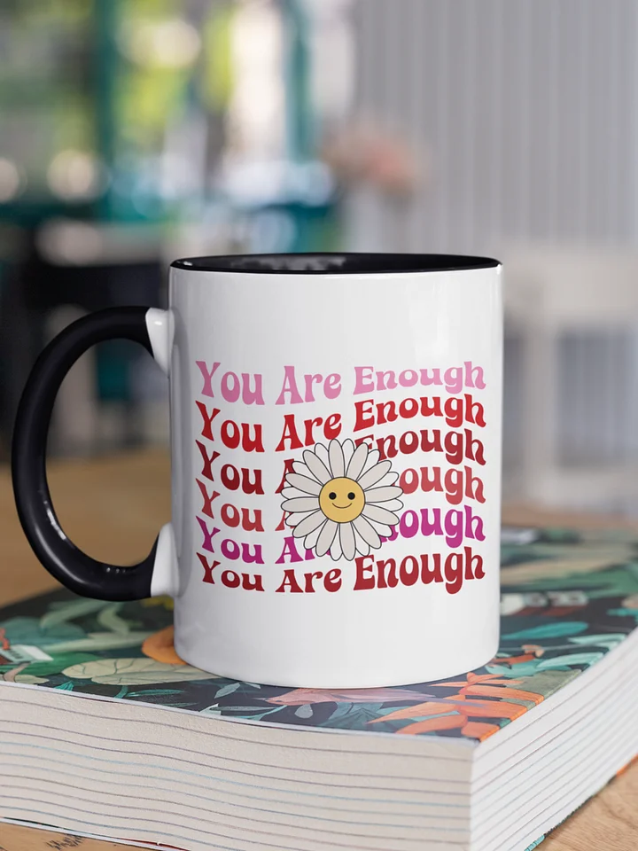 Your Are Enough, Retro Groovy Inspirational Mug product image (1)