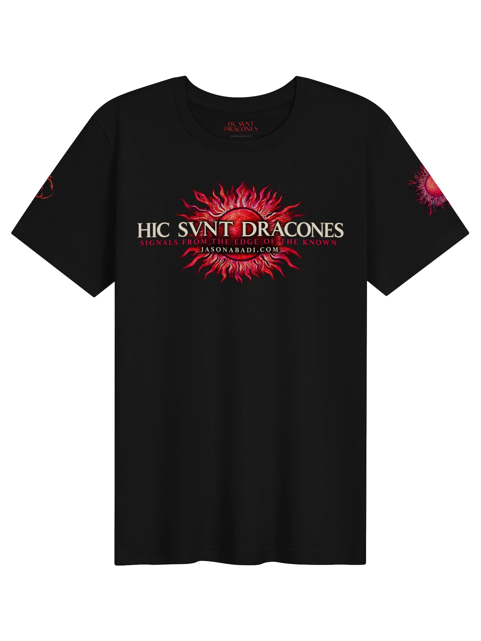 HIC SVNT DRACONES — Signals From the Edge Tee product image (1)