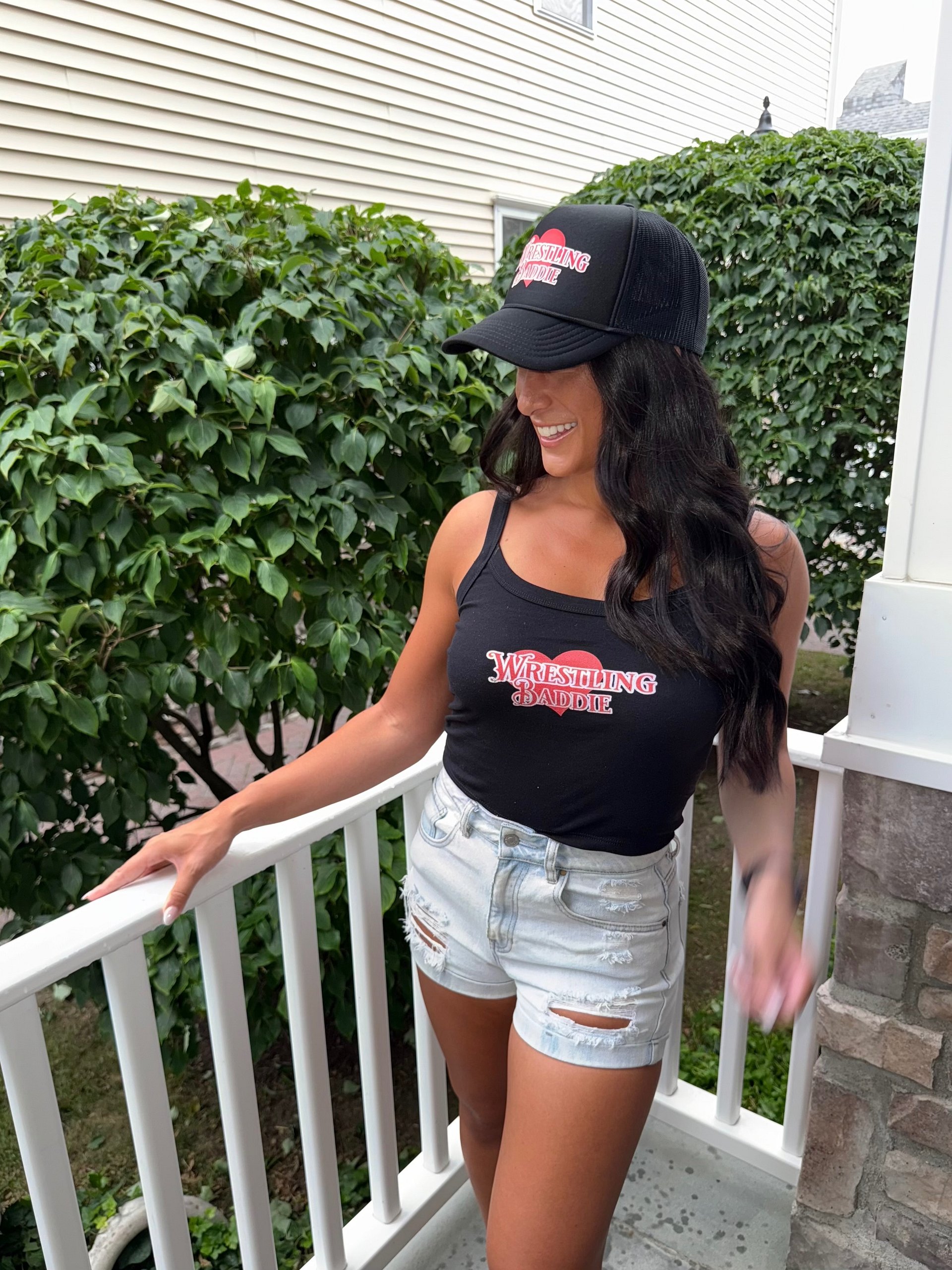 Once Upon A Wrestling Baddie Micro-Rib Tank Top product image (6)