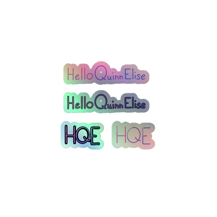 HQE Holographic Stickers product image (1)