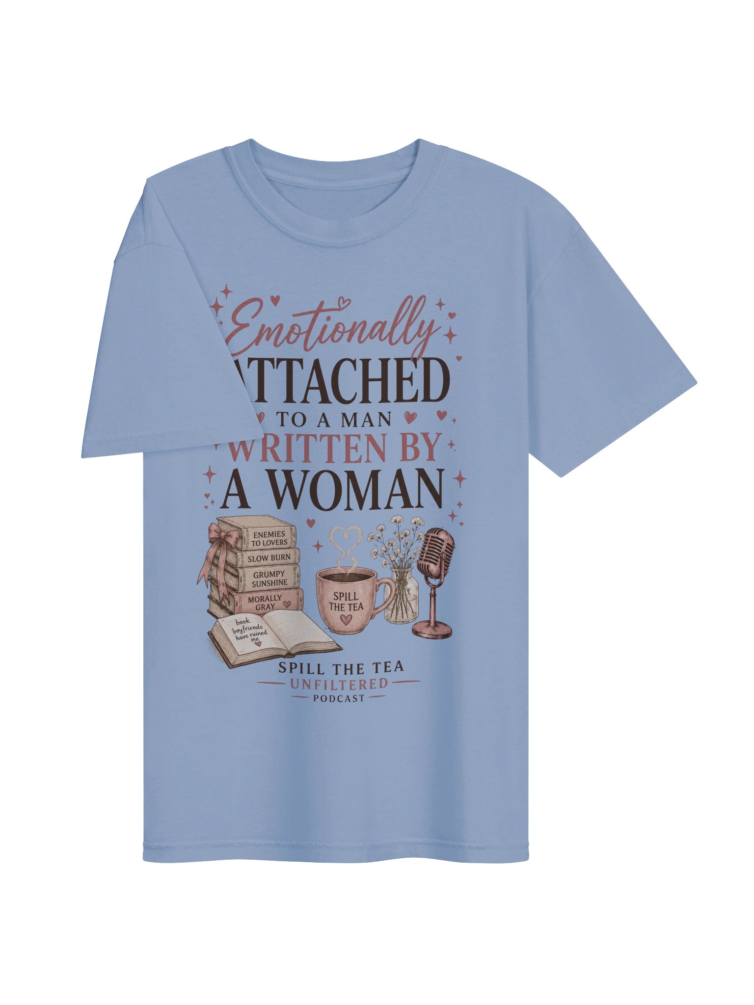 Emotionally Attached Bookish Tee product image (18)