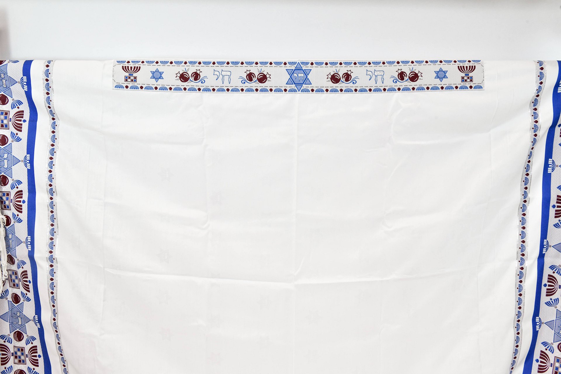 BLUE MENORAH -Small Tallit (Prayer Shawl) KIT product image (4)