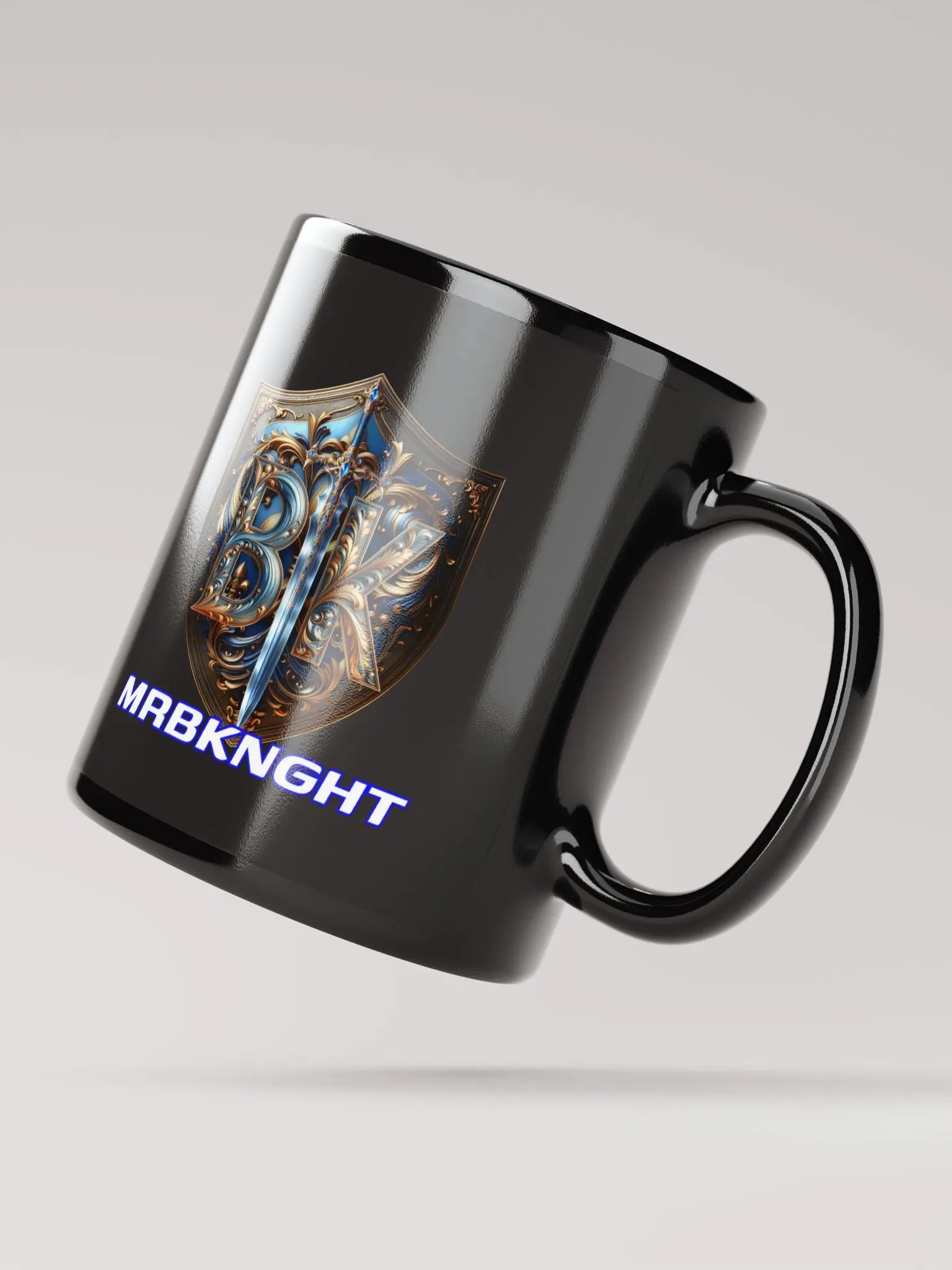 Black MrBKnght Logo Mug product image (4)