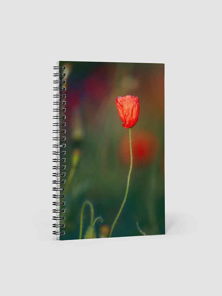 Solitary Bloom Spiral Notebook product image (1)