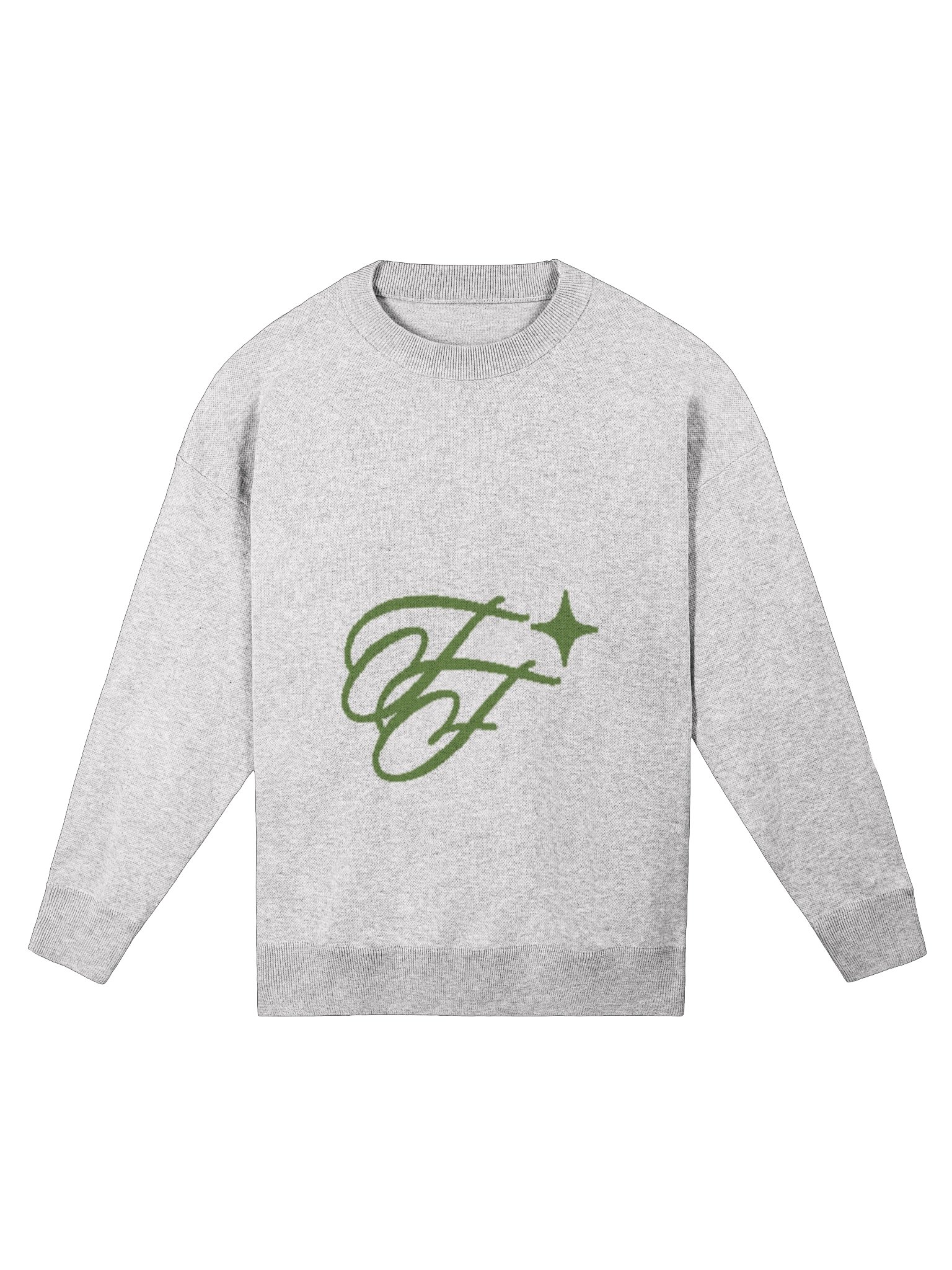 F&F Knitted Crewneck Sweater Tournament (WHT) product image (1)