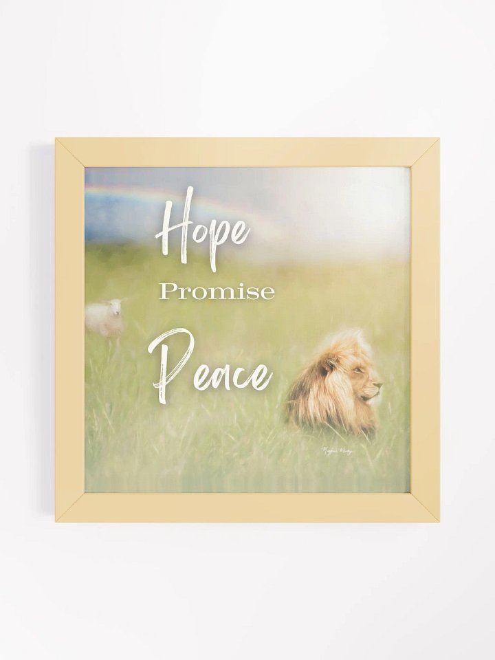 Hope, Promise, Peace Framed Print product image (2)