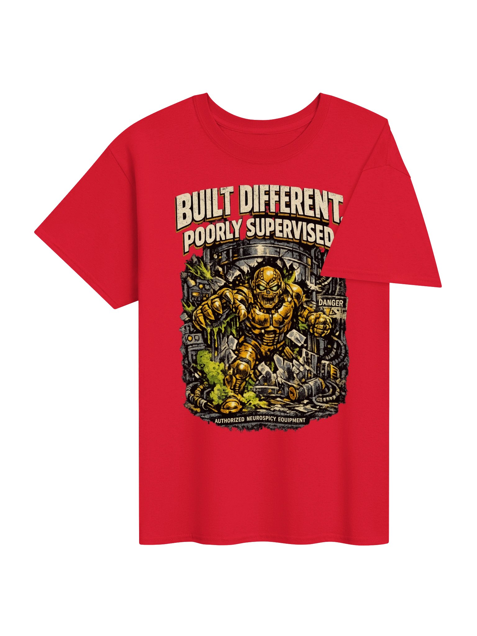 Built Different: Neurospicy Danger Tee product image (23)
