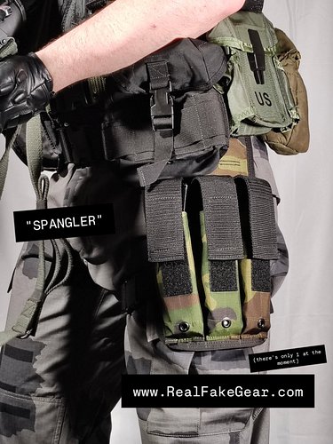 The SPANGLER is on the website, there's only the one though 😅

#mp5, #dropleg, #90s, #oldshcooltacticalgear, #realfakegear