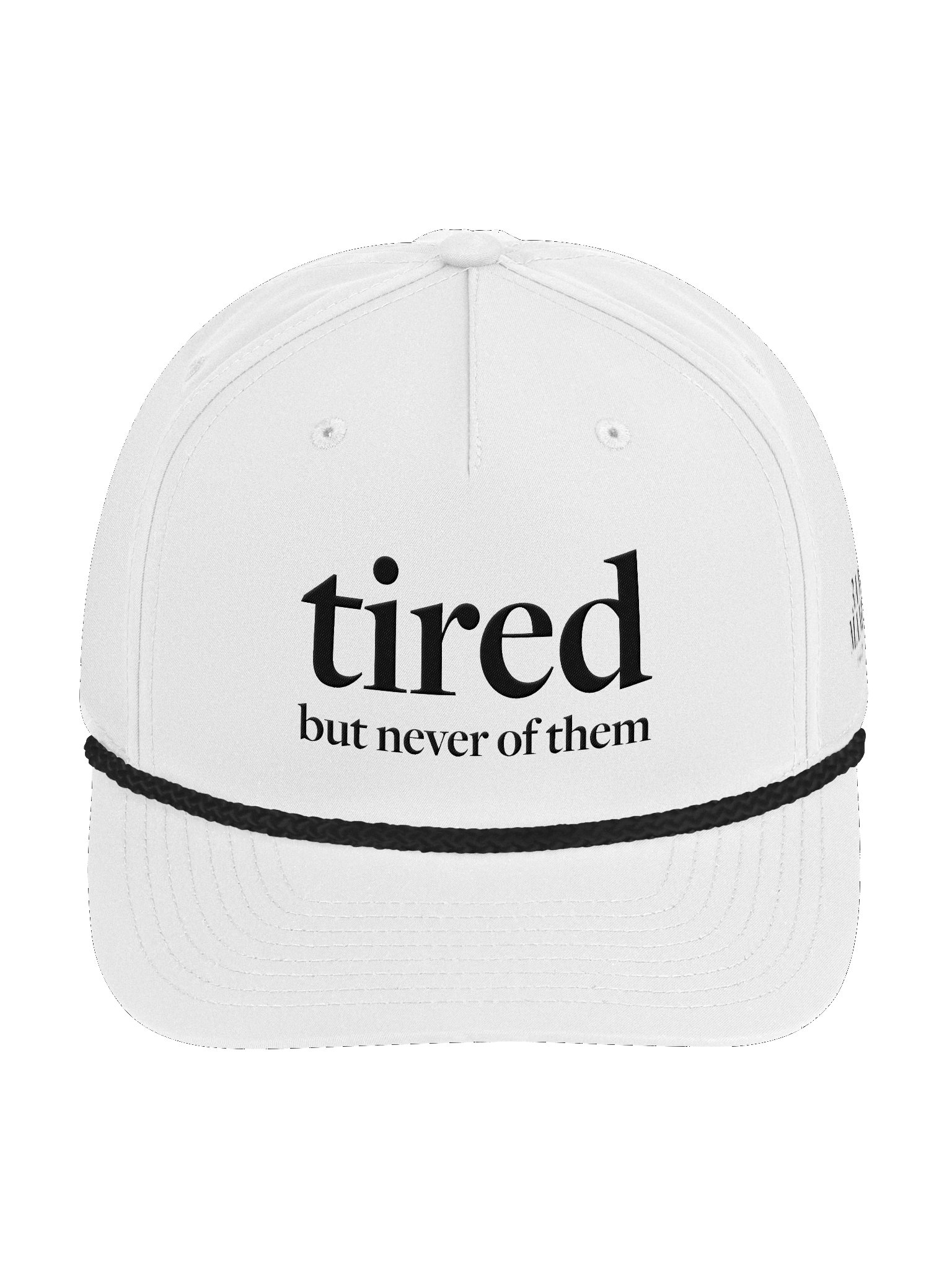 Tired Rope Hat - White product image (1)