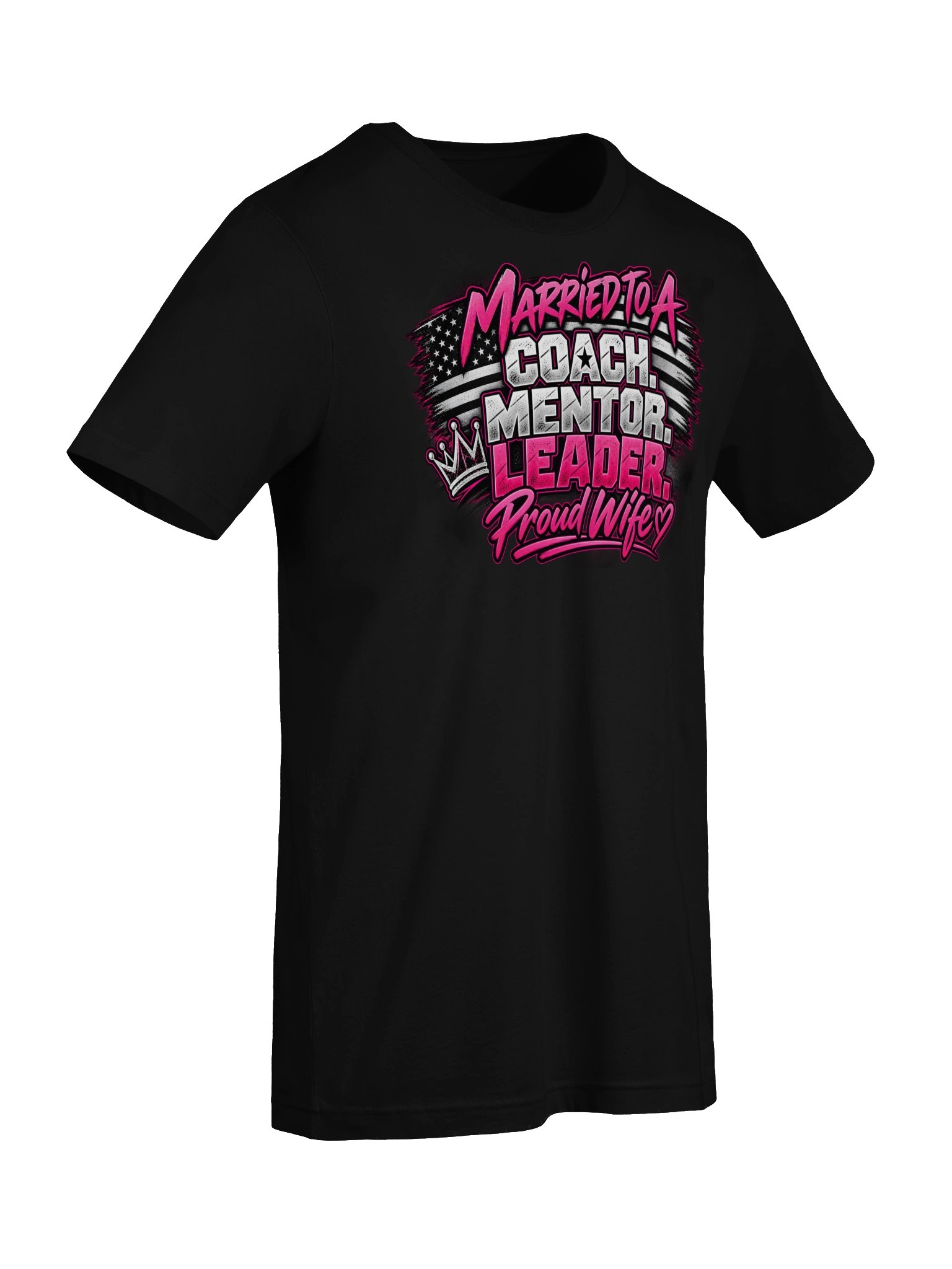 Married to a Coach. Mentor. Leader. | Proud Wife Tee product image (7)