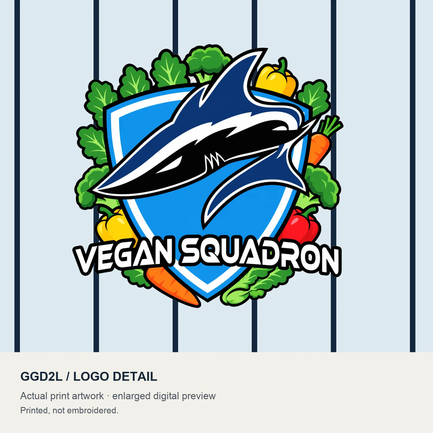 Vegan Squadron Split Jersey — Navy product image (3)