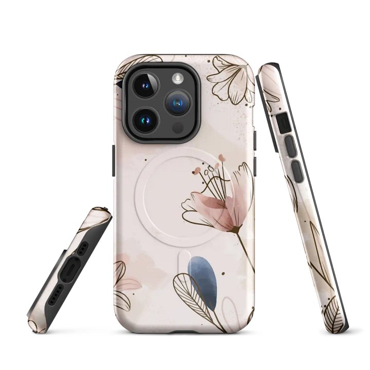 Floral Watercolor iPhone® Tough Case product image (3)