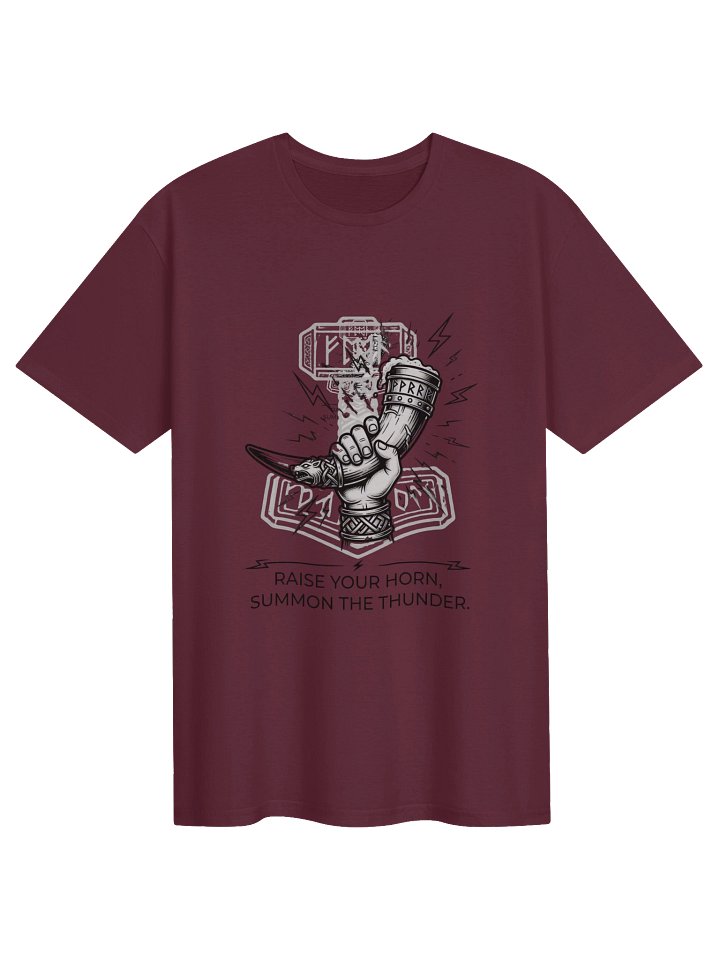 The Viking Horn - "Summon the Thunder" Premium Tee product image (1)