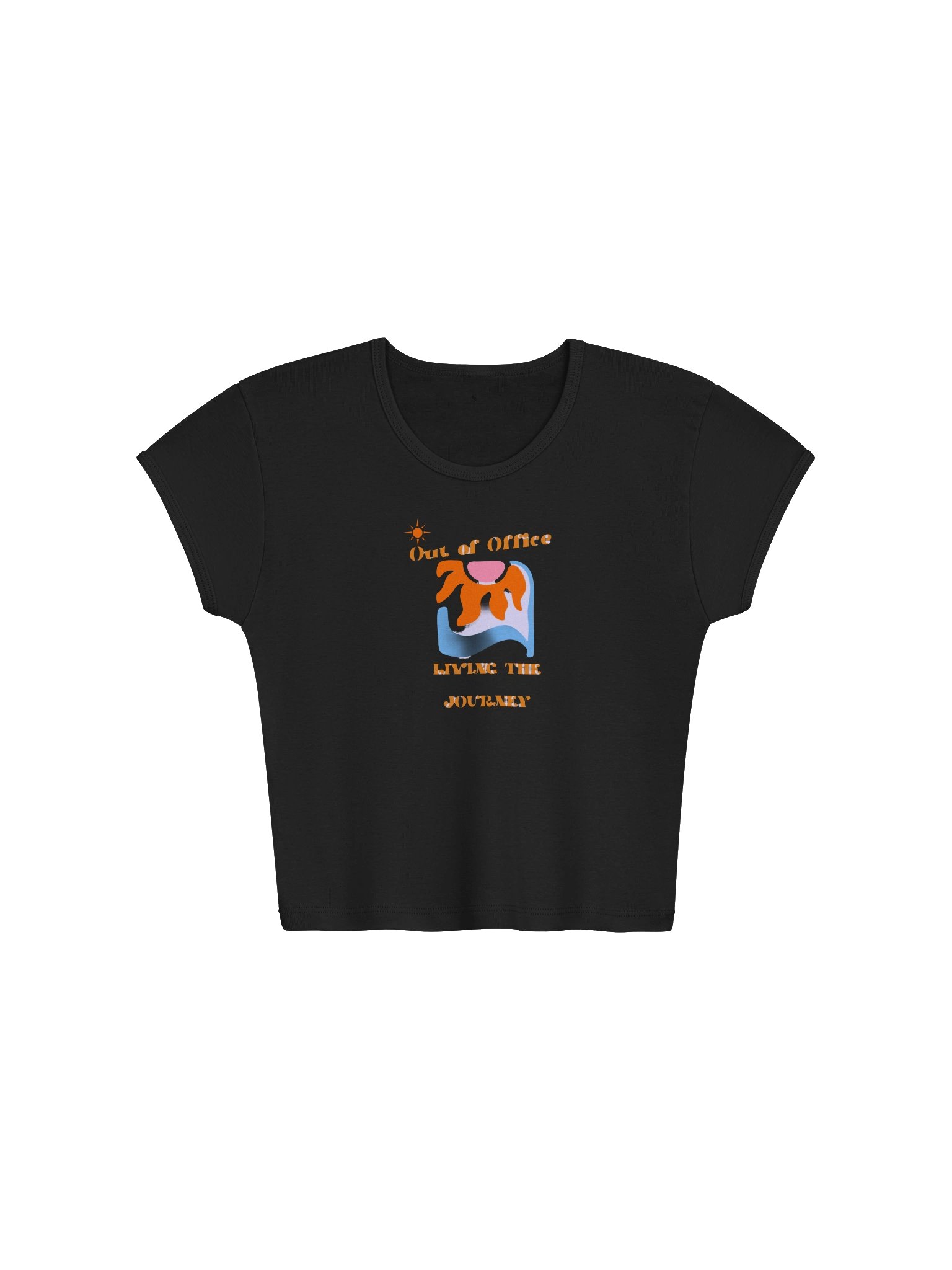 Out, or Office Journey Crop Tee product image (13)