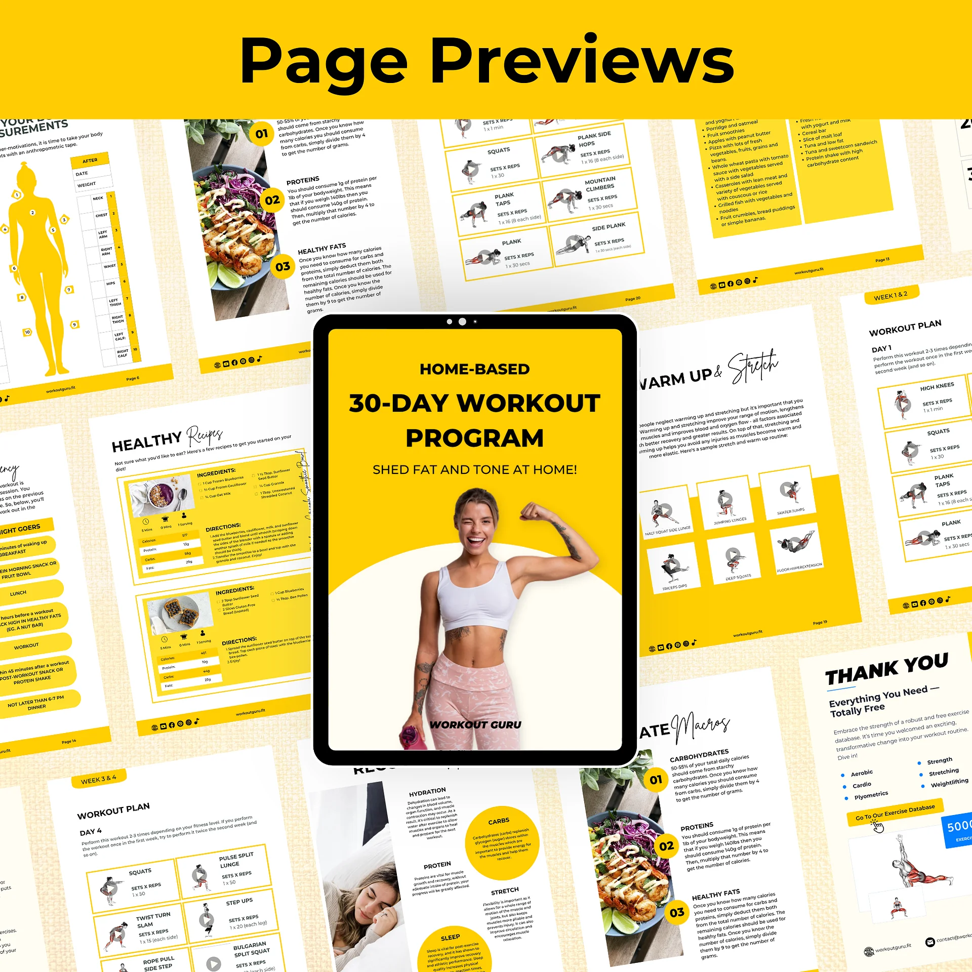 30-day Home-Based Weight Loss Workout Program product image (4)