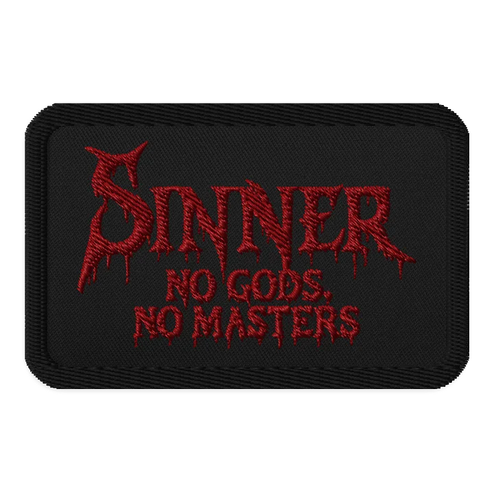 SINNER Embroidered Patches product image (1)