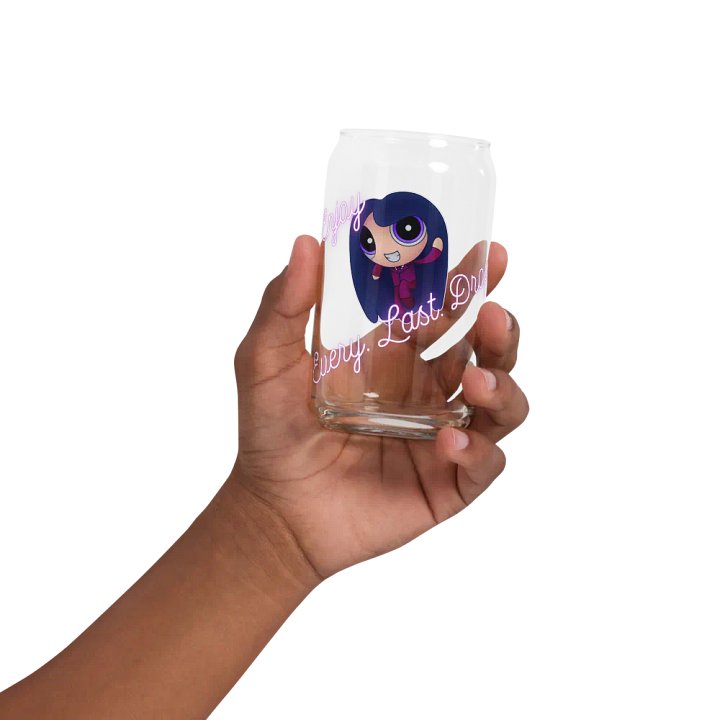 Enjoy Every. Last. Drop Can-shaped glass product image (2)