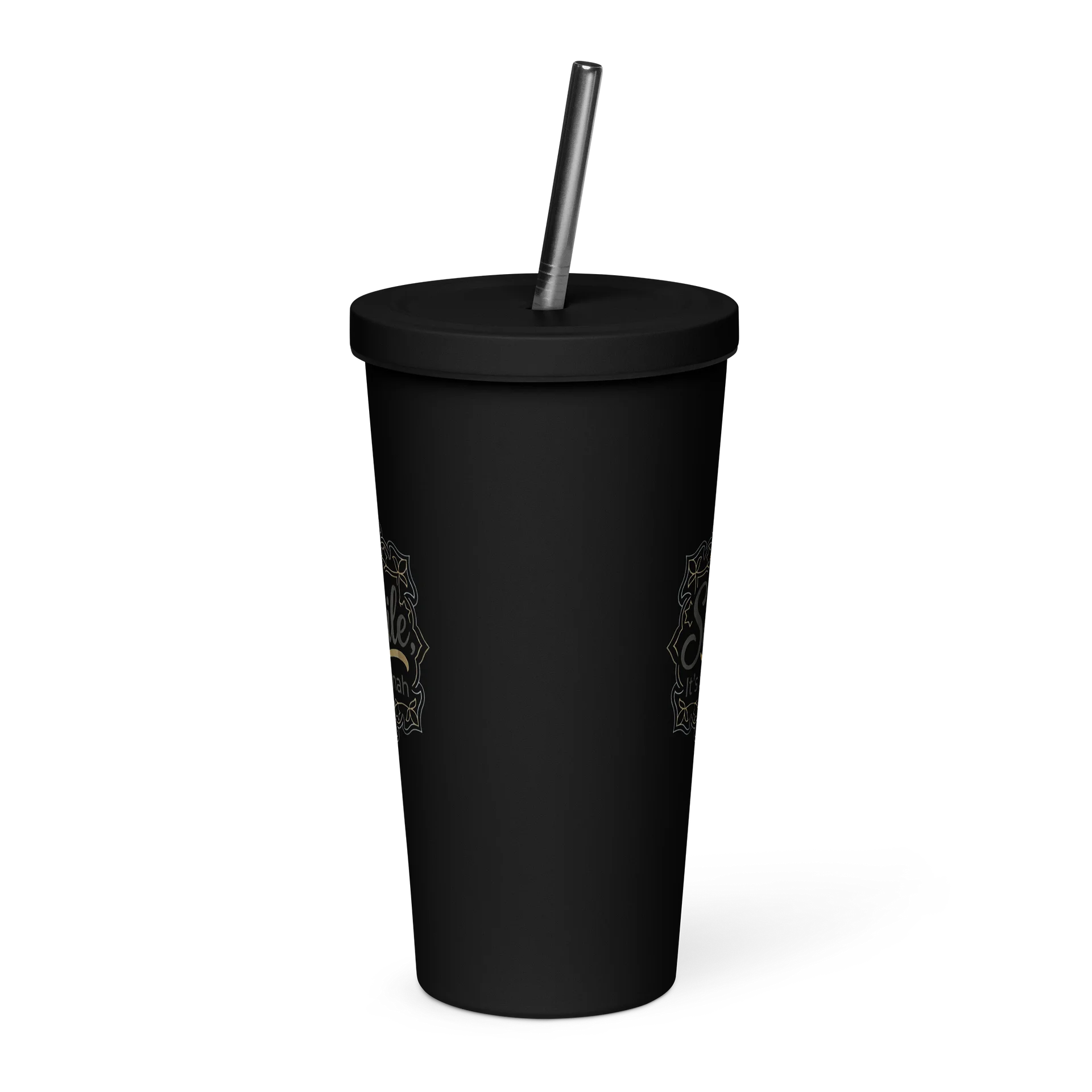 Smile its Sunnah - Insulated Tumbler with a Straw product image (2)