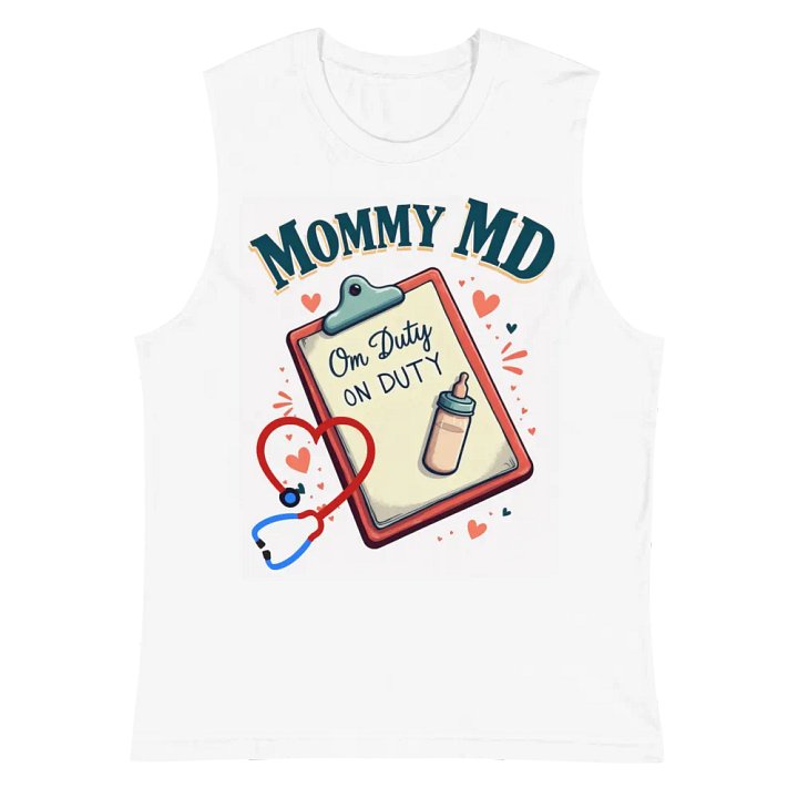 Mommy MD On Duty Muscle Tank product image (6)