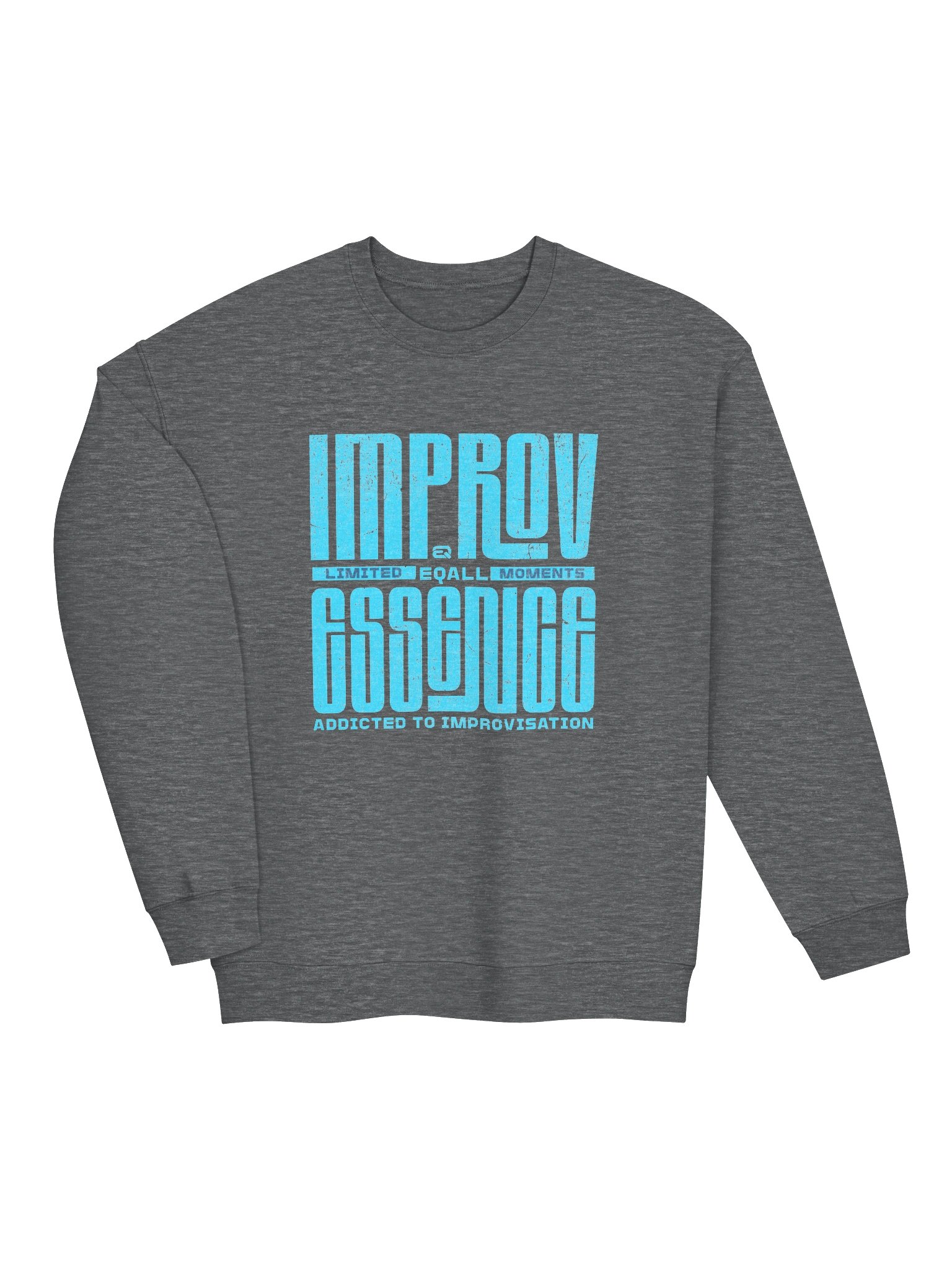 Limited IMPROV Moments Crewneck Gildan Sweatshirt_R3CVR.i mode by EQALL® Essentials_Light Blue product image (4)