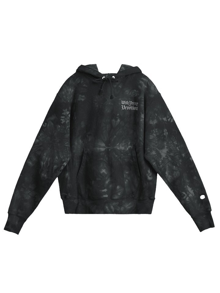 White Decay & Devotion Tie-Dye Hoodie product image (1)